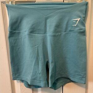 Blue Gymshark shorts